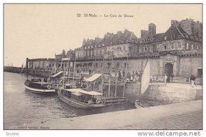 Boats, Le Cale De Dinan, St-Malo (Ille-et-Vilaine), France, 1900-1910s