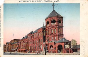 Mechanics Building Copper Windows Boston, Massachusetts, USA 1906 missing top...