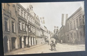 Mint Real Picture Postcard Flags plebiscite schleswig 1920