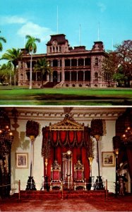 Hawaii Honolulu Iolani Palace & Throne Room