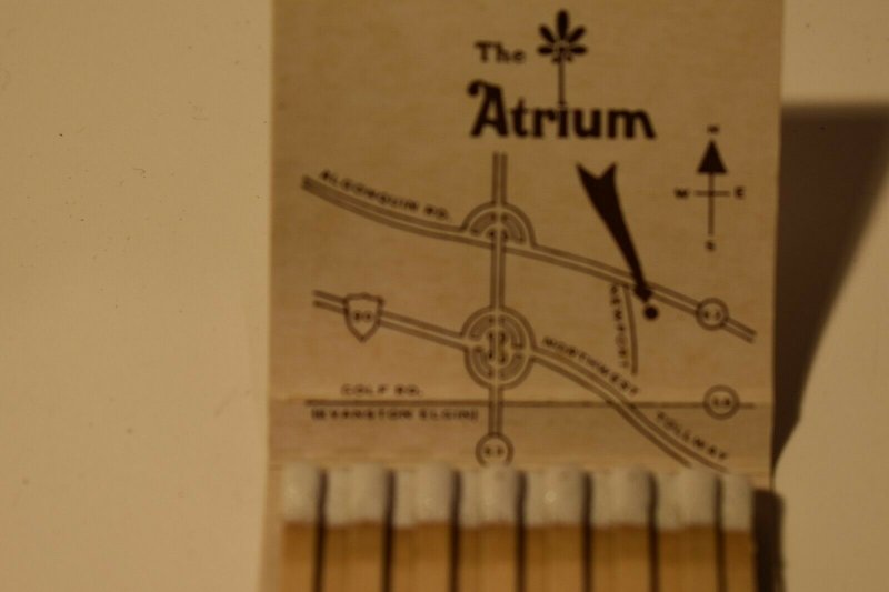 The Atrium Rolling Meadows Illinois Map 30 Strike Matchbook