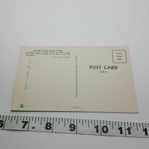 Aerial View Columbus Ohio Vintage Postcard