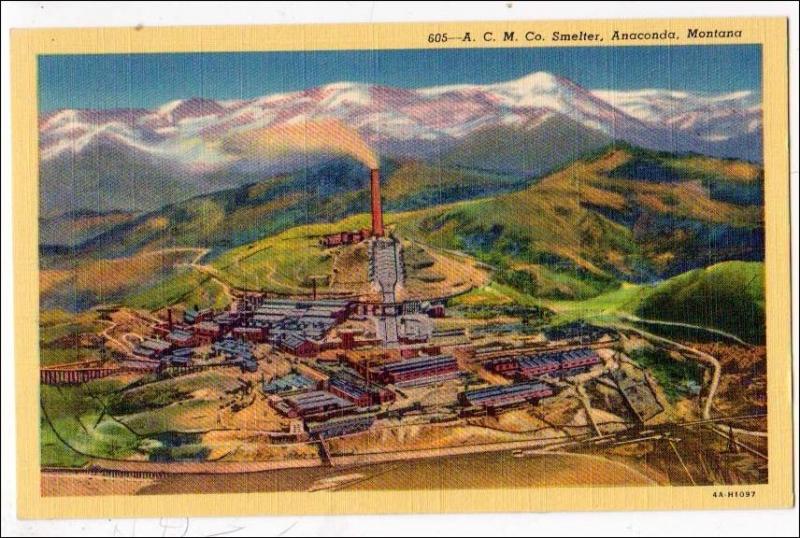 A.C.M.Co. Smelter Anaconda MT