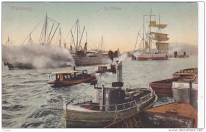 Ships in harbor , HAMBURG , Germany , 00-10s