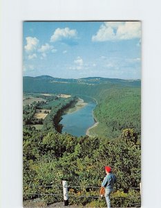 Postcard A Glimpse of the Great Bend in the Susquehanna River Pennsylvania USA