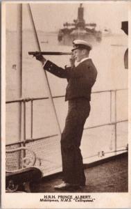 H.R.H. Prince Albert  Midshipman H.M.S. Collingwood TUCK'S Unused Postcard E17