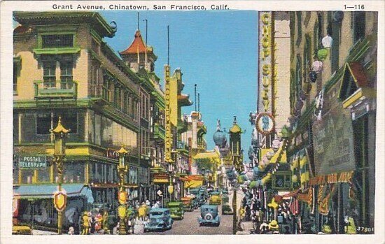 Grant Avenue Chinatown San Franicsco California