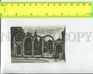 433641 UKRAINE LVIV LVOV Entrance to Stryisky Park 1967 year PHOTO card