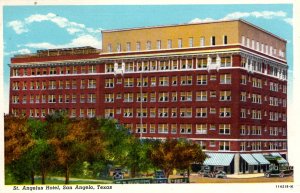 San Angelo, Texas - The St. Angelus Hotel - in the 1920s