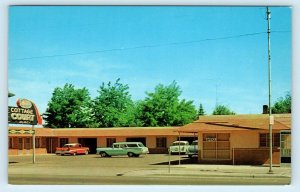 BURLEY, ID Idaho ~ COTTAGE COURT  c1950s Cars Roadside Cassia County Postcard