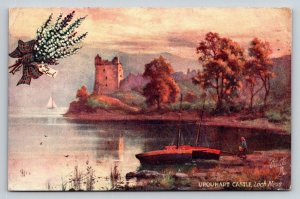 1927  Iverness  Scotland  Urouhart  Castle   Loch Ness    Postcard