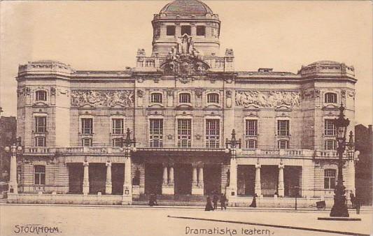 Sweden Stockholm Dramatiska Teatern Theatre