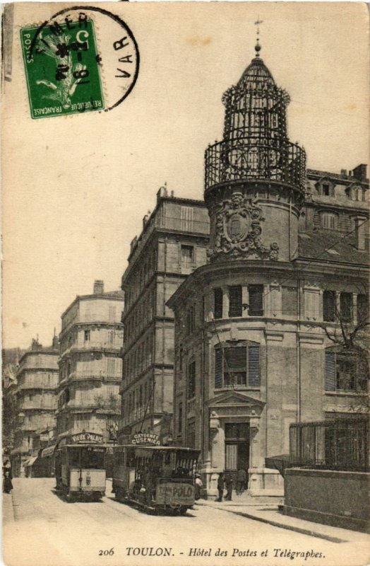 CPA TOULON Hotel des Postes et Telegraphes (394236)