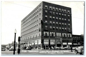 c1940's The Pheasant Capital Marvin Hughitt Hotel Huron SD RPPC Photo Postcard