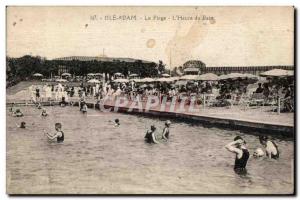 Old Postcard Isle Adam L The Beach Bath Time