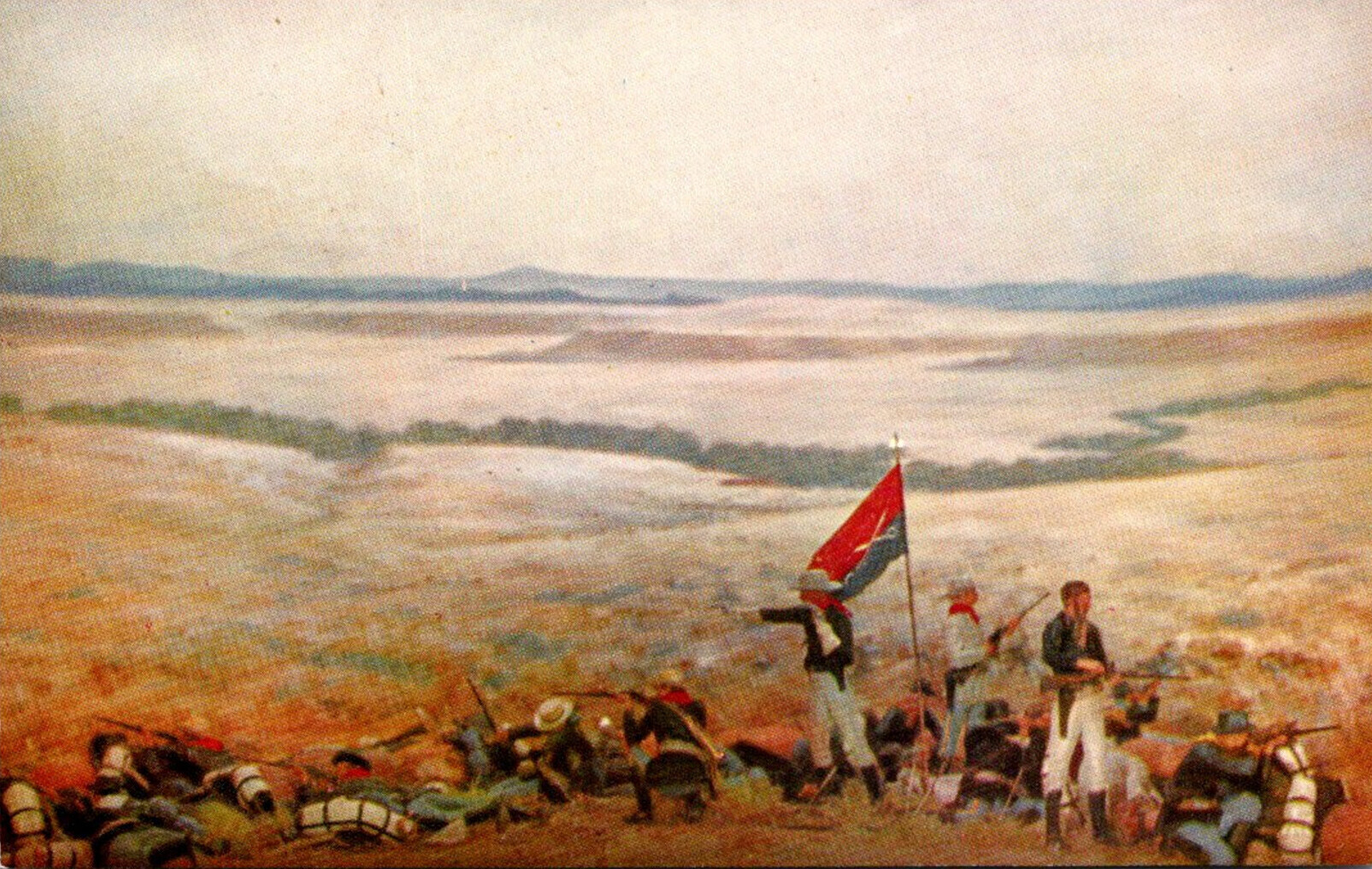 Montana Crow Agency Custer Battlefield National Monument Museum Diorama