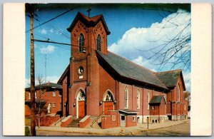 Dennison Ohio 1950-60s Postcard Immaculate Conception Church