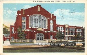 CT Plunkett Junior High School - Adams, Massachusetts MA