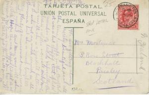 Tenerife Spain Parador de la Cuesta c1908 Antique Postcard E4