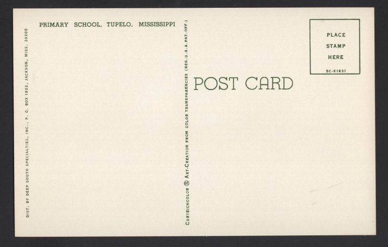 Mississippi TUPELO Primary School ~ Chrome