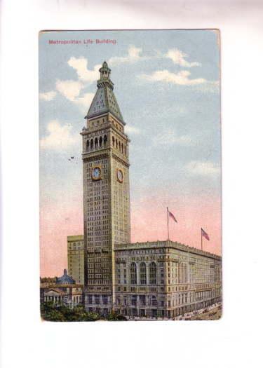 Metropolitan Life Building,  New York City, Used 1909