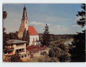 Postcard Altes Kircherl, Pullach, Germany