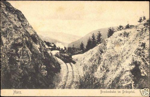 germany, HARZ, Brockenbahn, Narrow Gauge Railway Train