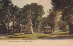 MILFORD, Connecticut, 1900-1910s; Soldiers Monument