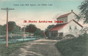 MN, Spicer, Minnesota, Green Lake Mill, 1908 PM, St Paul Souvenir