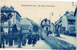 CPA St-CLAUDE - La Rue Cristin et Rue Lacuson (211415)