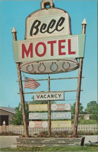 Bell Motel Route 66 Lebanon Missouri Roadside America Advertising G291 