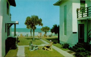 Kingsley Apartments On the Ocean Daytona Beach FL Postcard PC452