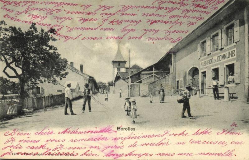switzerland, BEROLLE BEROLLES, Waadt, Auberge de Commune (1901)