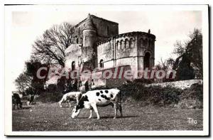 Old Postcard Vaux Church Apse The Romane