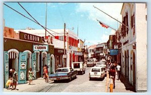 Main Street Shopping Paradise St Thomas Virgin Islands Postcard