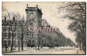 Old Postcard Paris Saint Germain Boulevard Ministry of War