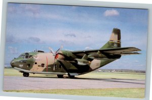 Wright Patterson Air Force Base OH, Fairchild C-123K, Chrome Ohio Postcard