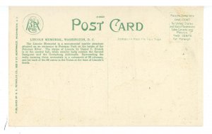 DC - Washington. Lincoln Memorial