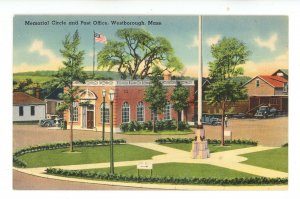 MA - Westborough. Memorial Circle & Post Office