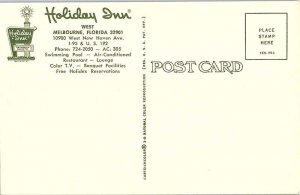 Postcard HOTEL SCENE Melbourne Florida FL AJ0742