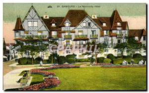 Old Postcard Cabourg Normandy Hotel