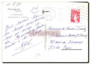 Modern Postcard Normandy France Honfleur Lieutenancy and the Basin