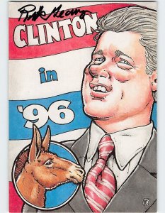 Postcard Clinton in 96 Rick Geary San Diego California USA