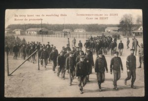 Mint Netherlands Real Picture Postcard RPPC Camp Zeist Troops Return