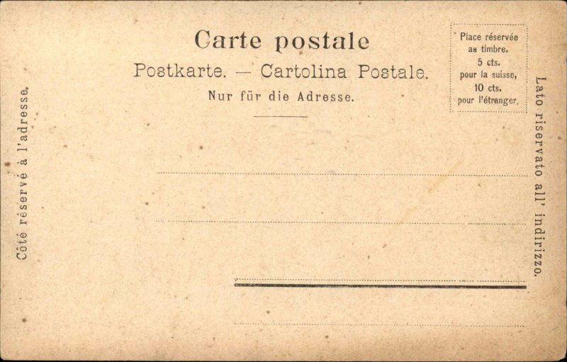 Suchard Chocolates Ad Advertising c1910 Vintage Postcard