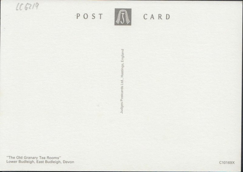 Devon Postcard - The Old Granary Tea Rooms, Lower Budleigh  LC6219