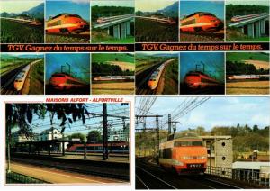 FRANCE TGV CHEMIN DE FER TRAIN RAILWAY 67 MODERN CP with SOME DUPLICATIONS !