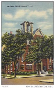 Exterior, Methodist Church, Crewe, Virginia,   30-40s