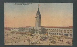 Post Card Ca 1929 San Francisco The Ferry Building