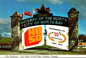 Canada North Bay Lee Park The Gateway To Northern Ontario Famous Stone Gateway